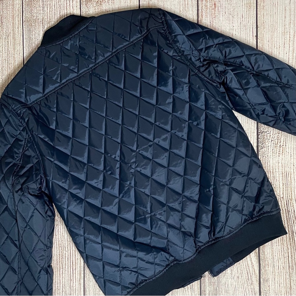 LON NYC Men’s Quilted Bomber Jacket - Picture 5 of 6